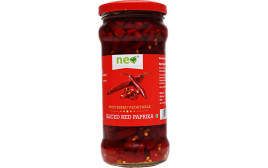 Neo Sliced Red Paprika   Glass Jar  350 grams